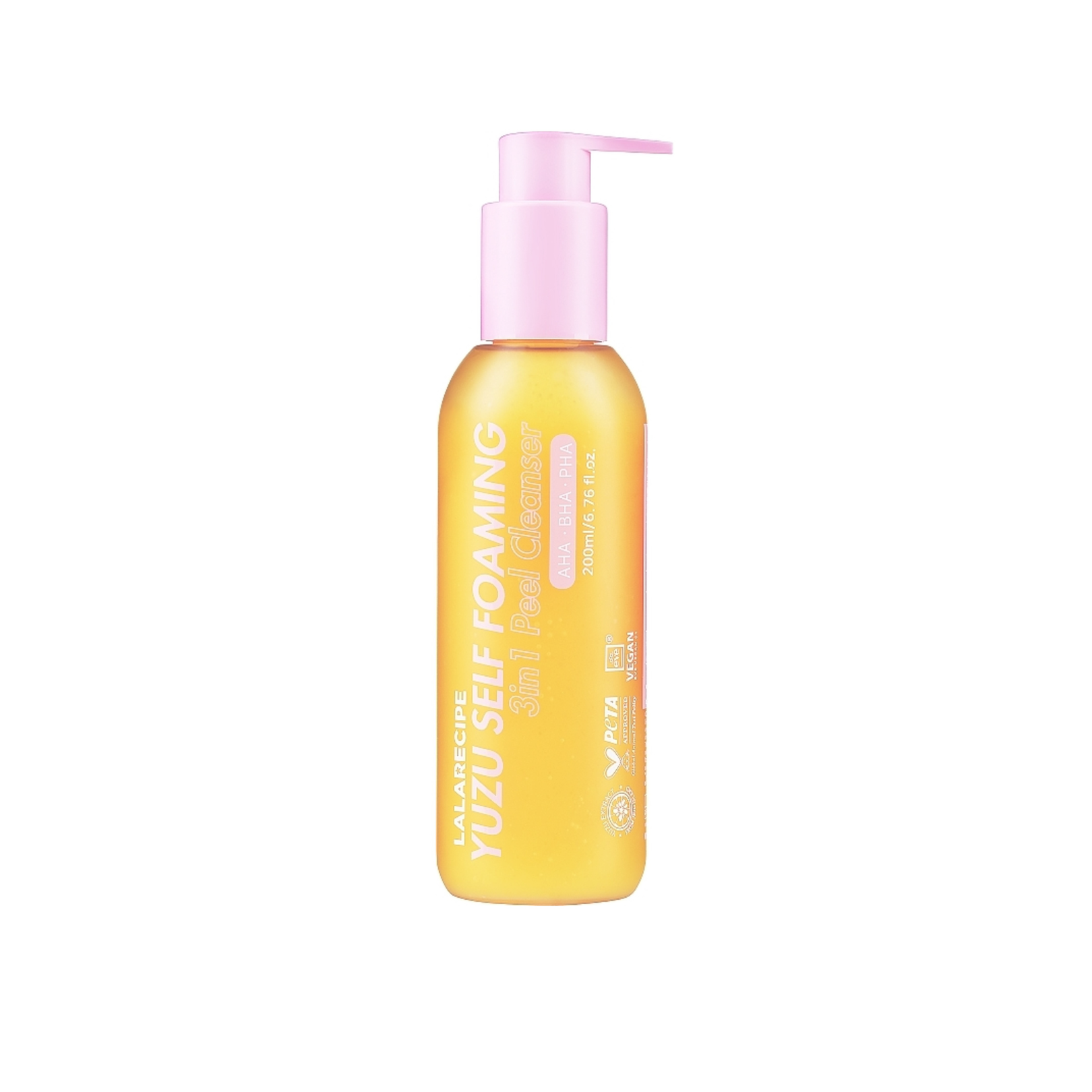 Lalarecipe Yuzu Self Foaming 3in1 Cleanser